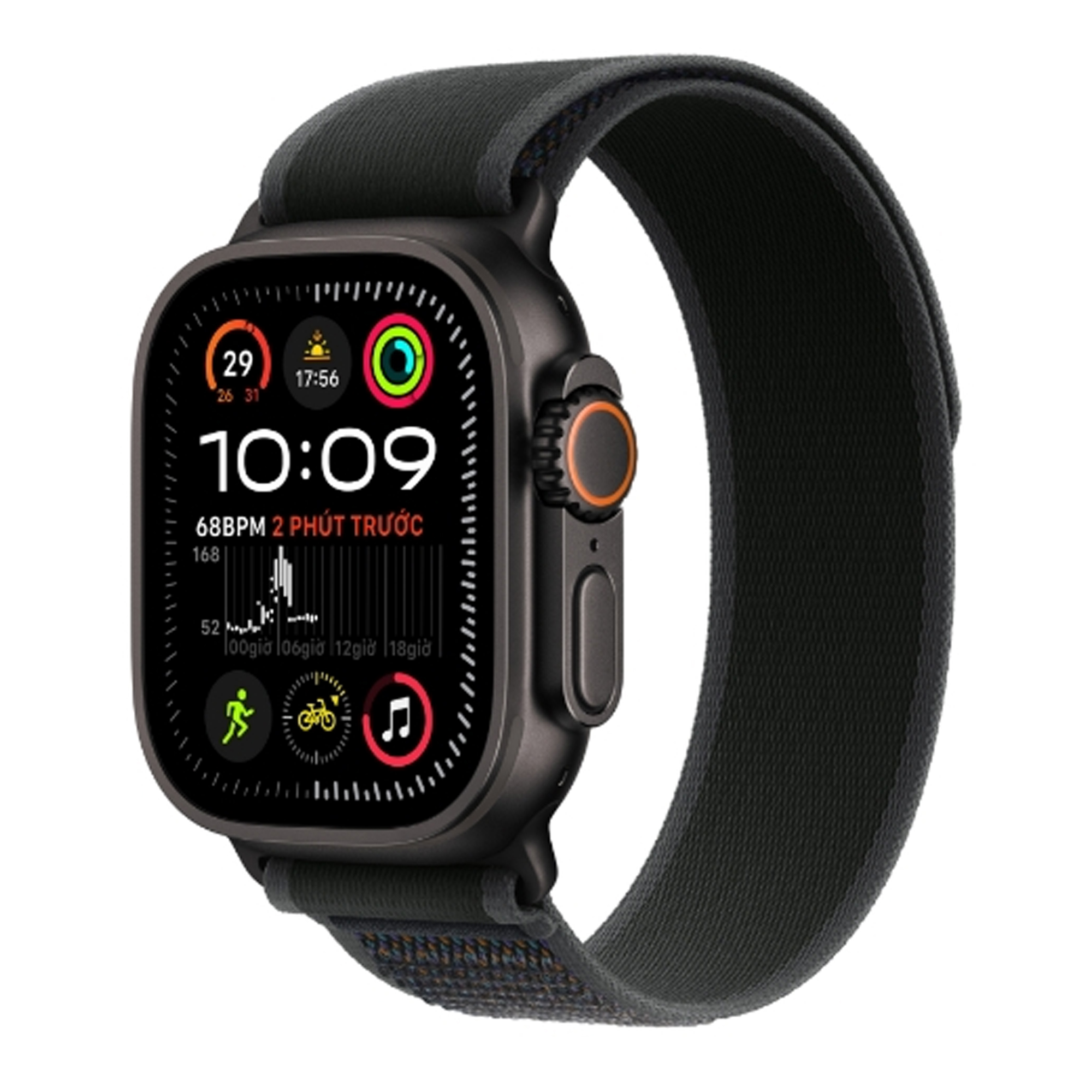 Apple Watch Ultra 2 (2024) LTE 49mm - Viền Titanium Dây Trail Loop