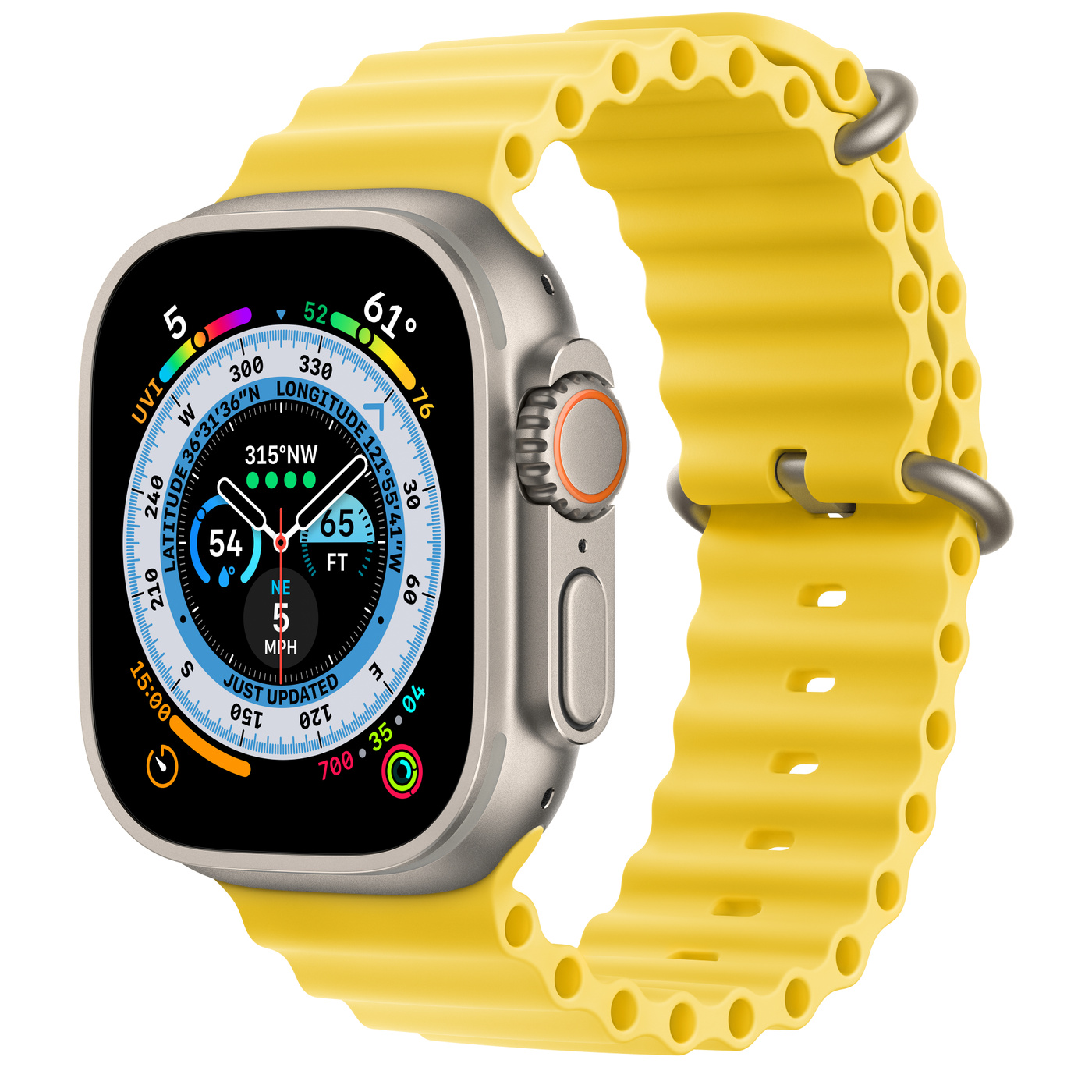 Apple Watch Ultra 1 2022 - LTE - 49mm - Viền Titanium Dây Ocean Band - 99%